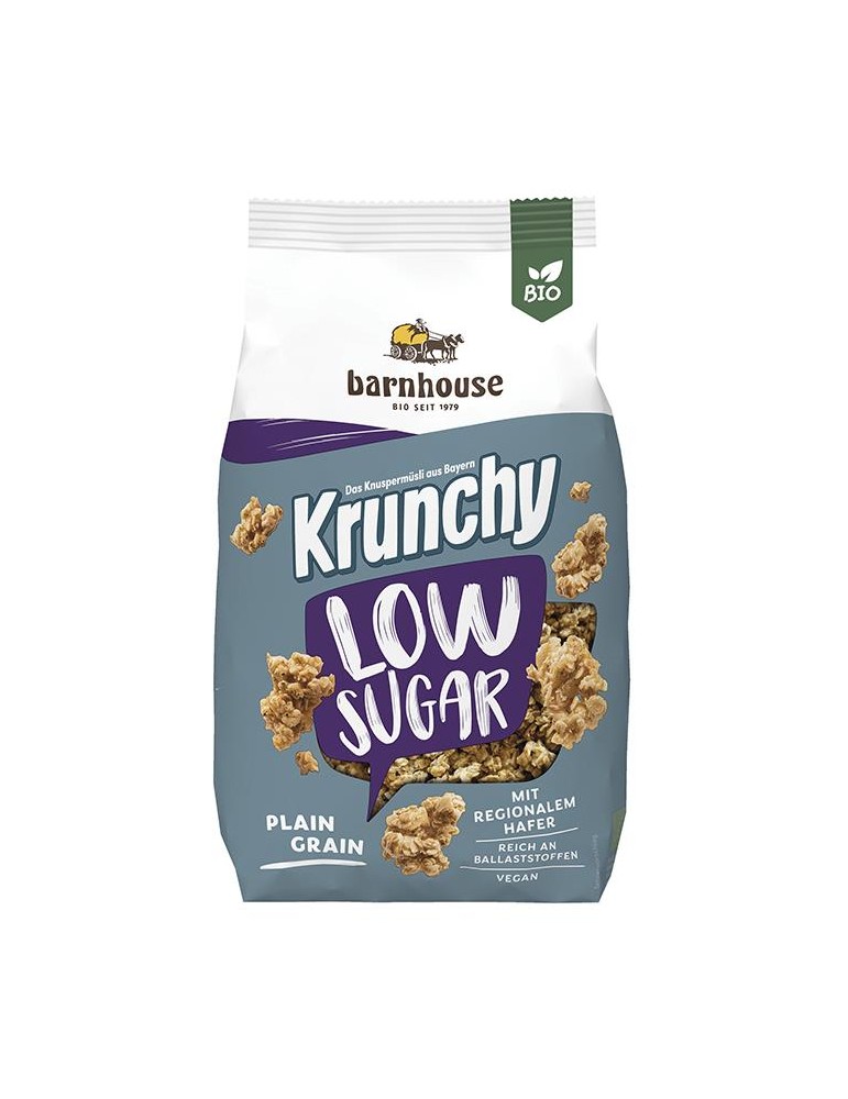 Krunchy Low Sugar Aveia BH BIO 375g