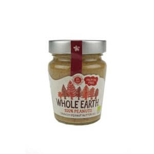 Manteiga 100% Amendoim Crocante Whole Earth BIO 227g