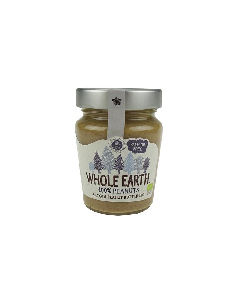 Manteiga 100% Amendoim Suave Whole Earth BIO 227g