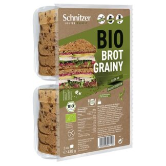 Pão Fatiado Milho & Chia S/Glúten BIO SCHNITZER 430g