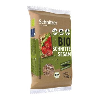 Pão Fatiado Sésamo S/Glúten BIO SCHNITZER 250g