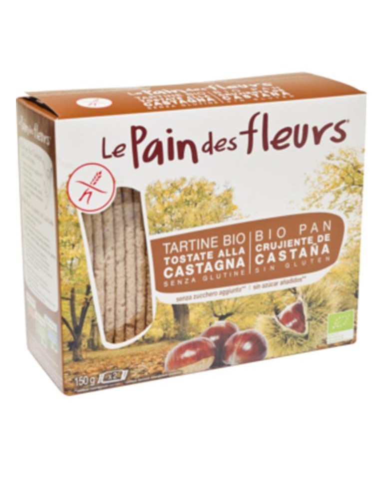 Pão Flores Castanha S/Glúten BIO 150g