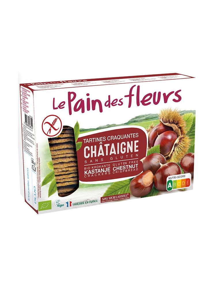 Pão Flores Castanha S/Glúten BIO 300g