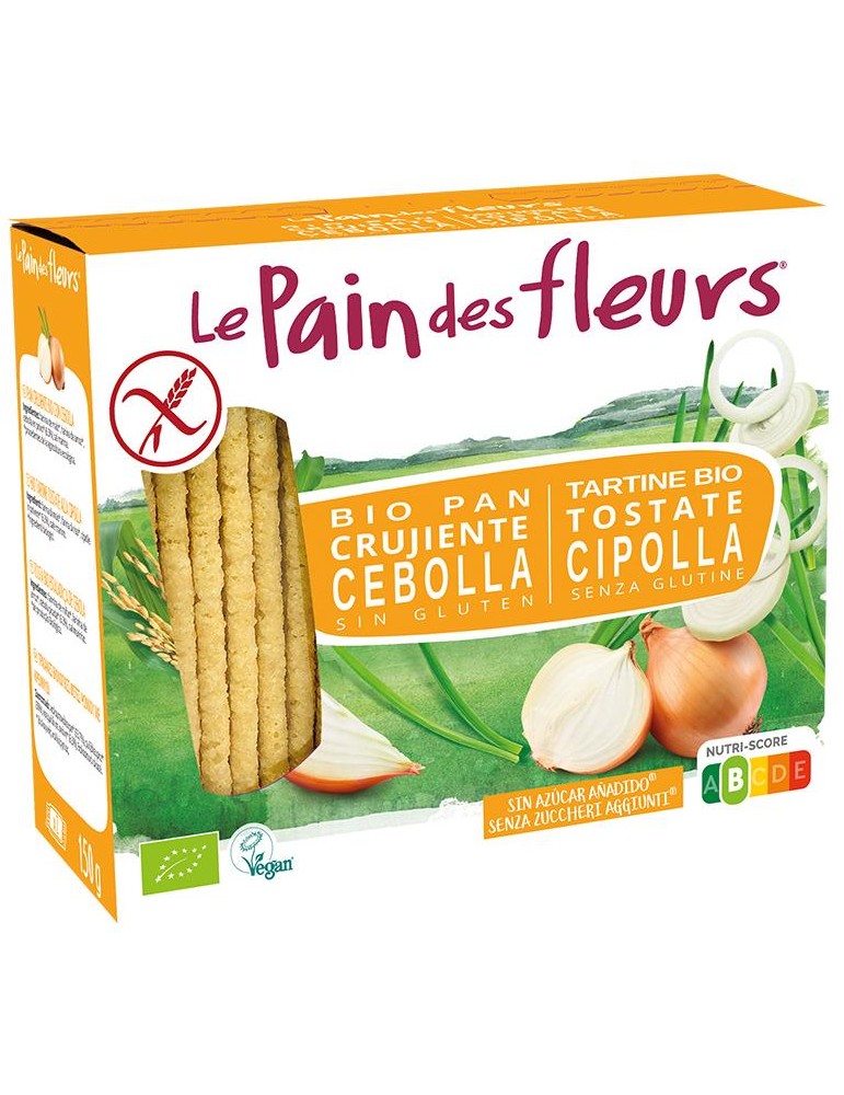 Pão Flores Cebola S/Glúten BIO 150g