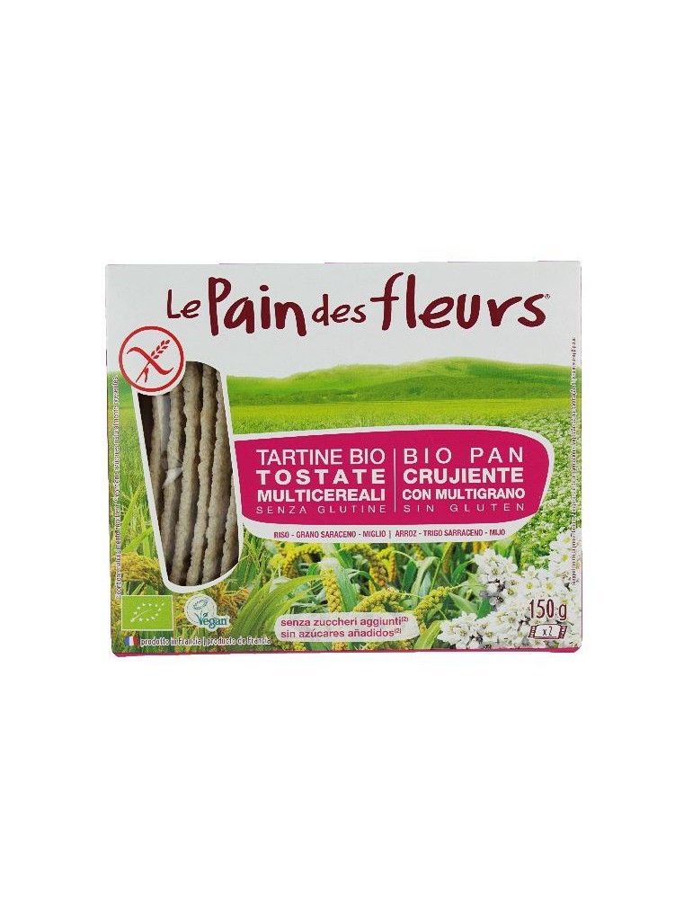 Pão Flores Multicereais S/Glúten BIO 150g