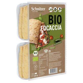 Pão Focaccia S/Glúten BIO SCHNITZER 2*110g