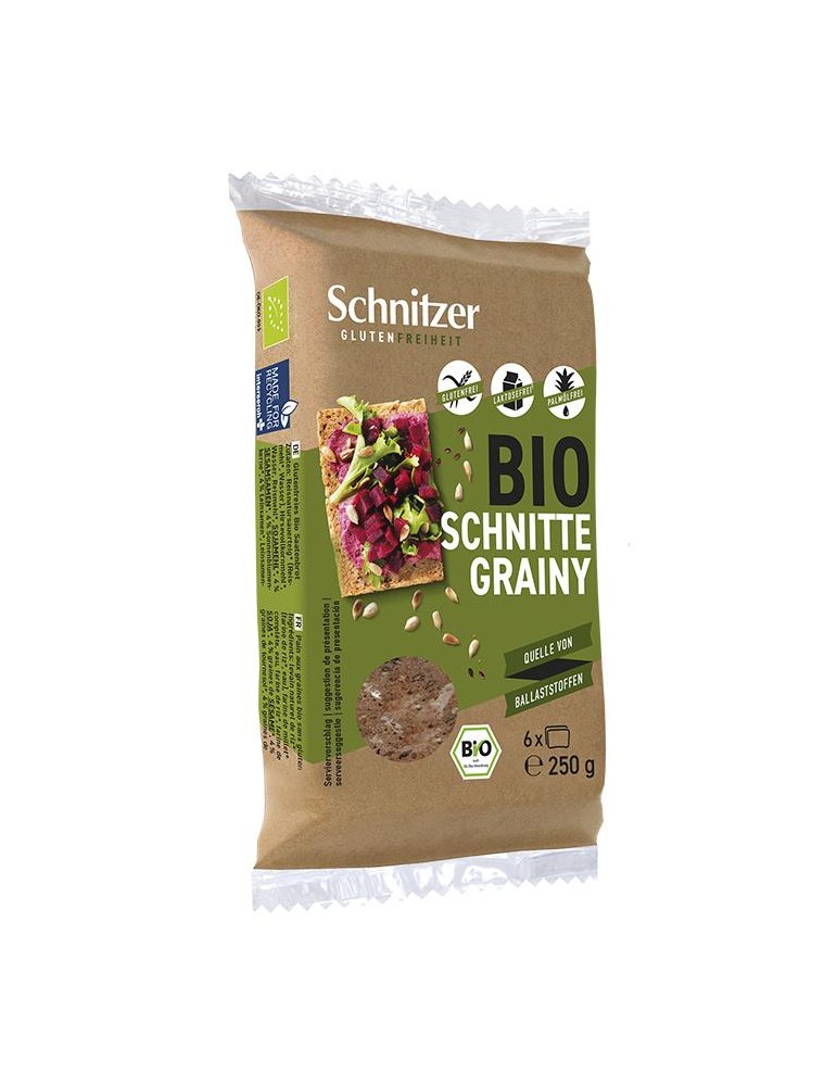 Pão Grain Mix S/Glúten BIO Schnitzer 250g