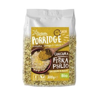 Porridge (Papas Aveia) Curcuma & Fibra Psílio S/Glúten BIO 300g