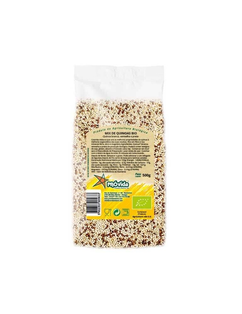 Quinoa Trio (Verm/Branca/Preta) BIO 500g