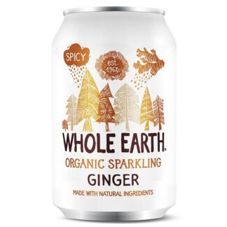 Refrigerante Gengibre s/açúcar BIO WHOLE EARTH 330ml