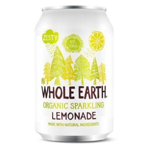 Refrigerante Limonada s/açúcar BIO WHOLE EARTH 330ml