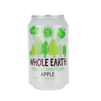 Refrigerante Maçã s/açúcar BIO WHOLE EARTH 330ml