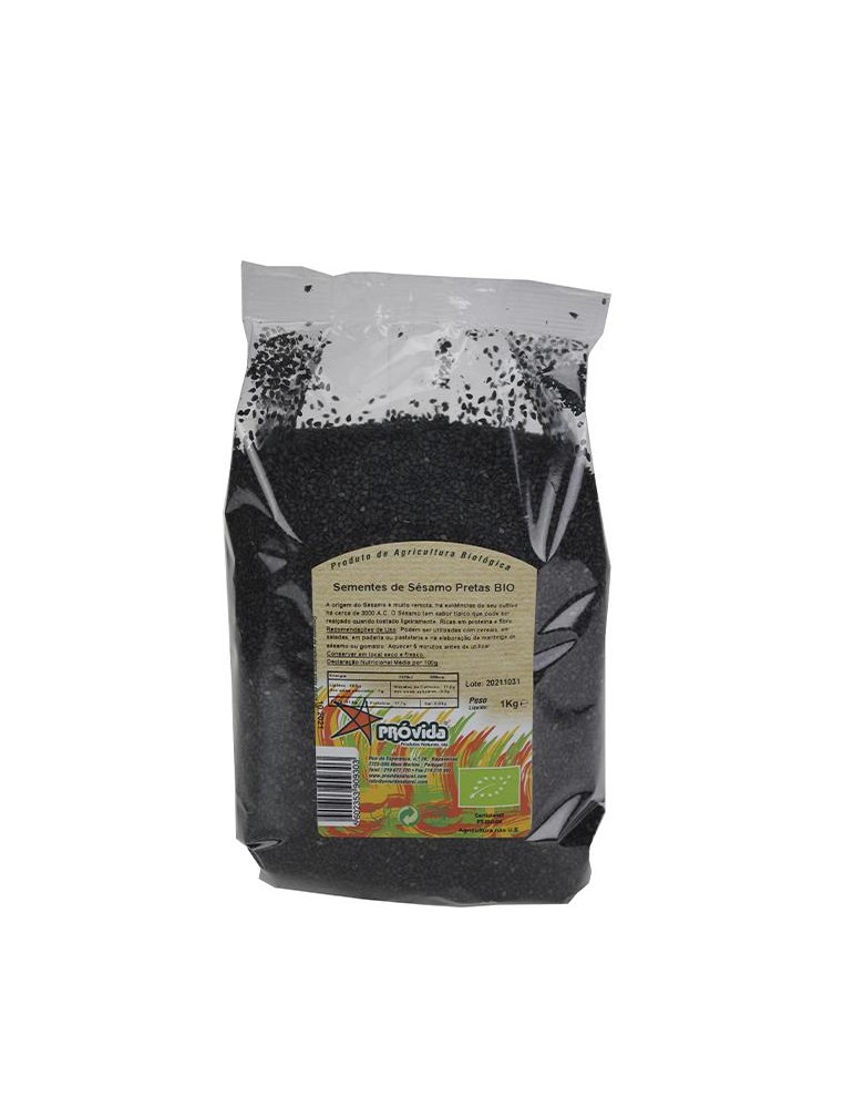 Sementes de Sésamo Pretas Pretas BIO 1kg