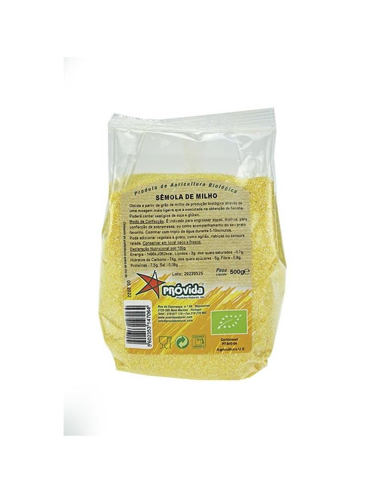 Sêmola de Milho BIO 500g
