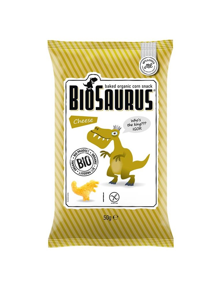 Snack de Milho e Queijo Biosaurus BIO Mclloyd´s 50g