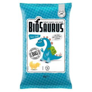 Snack de Milho Sal Marinho Biosaurus BIO Mclloyd´s 50g