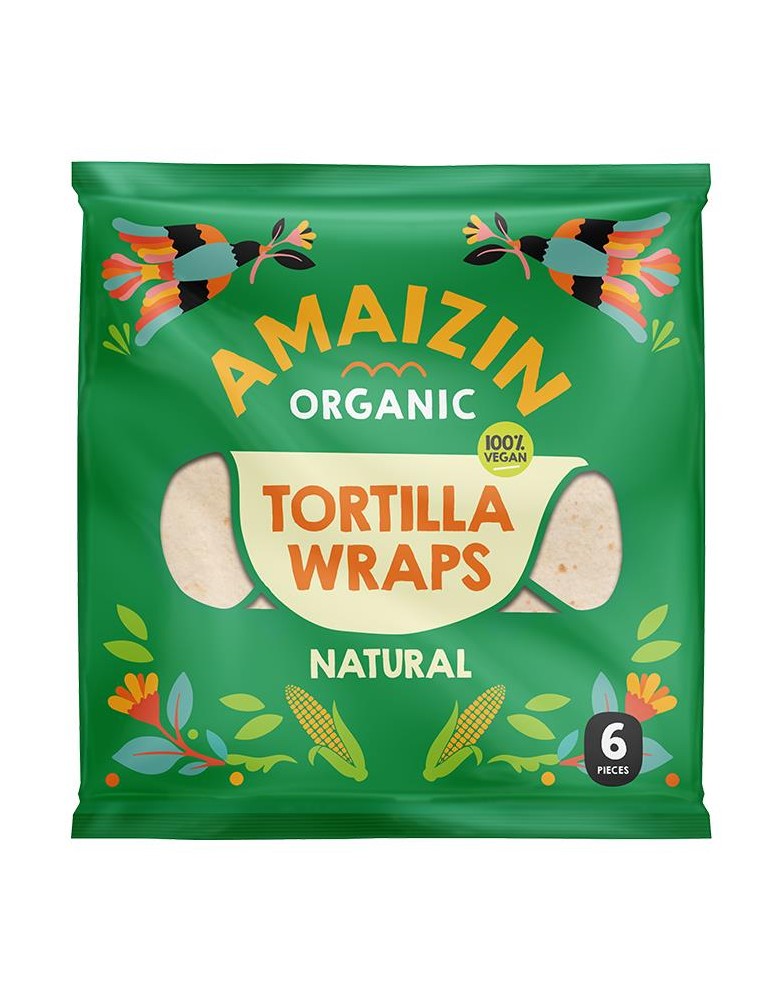 Tortilha "Wrap" AMAIZIN BIO 240g (6 unid.)