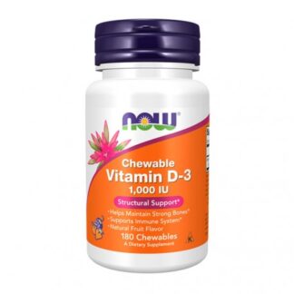 Chewable Vitamin D-3 1000 IU, Fruity Flavor