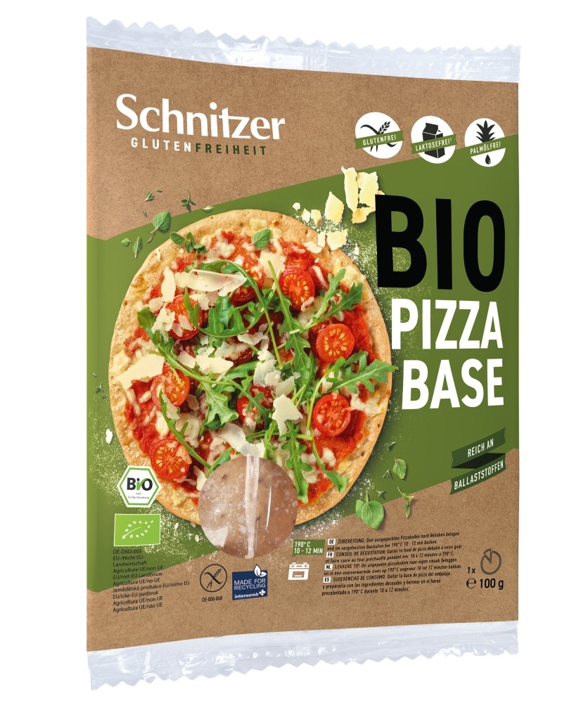 Base de Pizza S/Glúten BIO SCHNITZER 1unid 100g