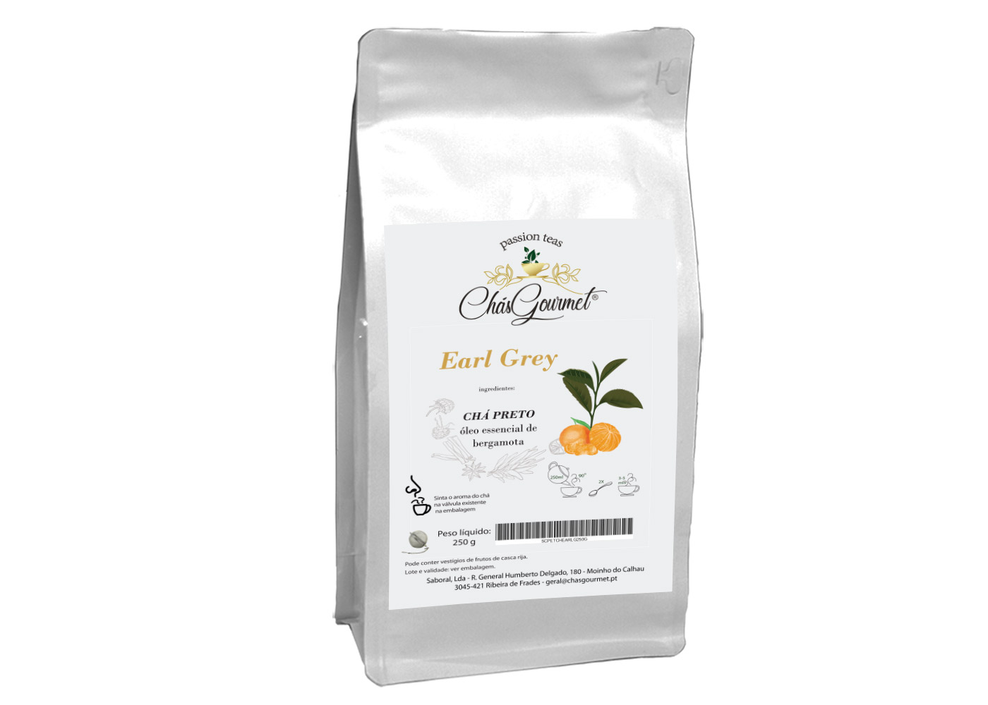 CHÁ EARL GREY (solto) — 250 g - Image 2