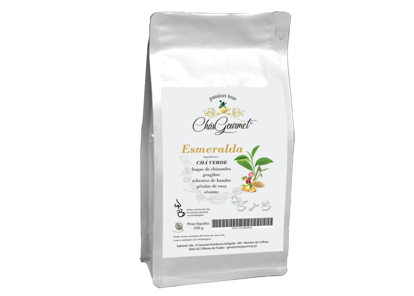 CHÁ ESMERALDA (solto) — 250 g - Image 2