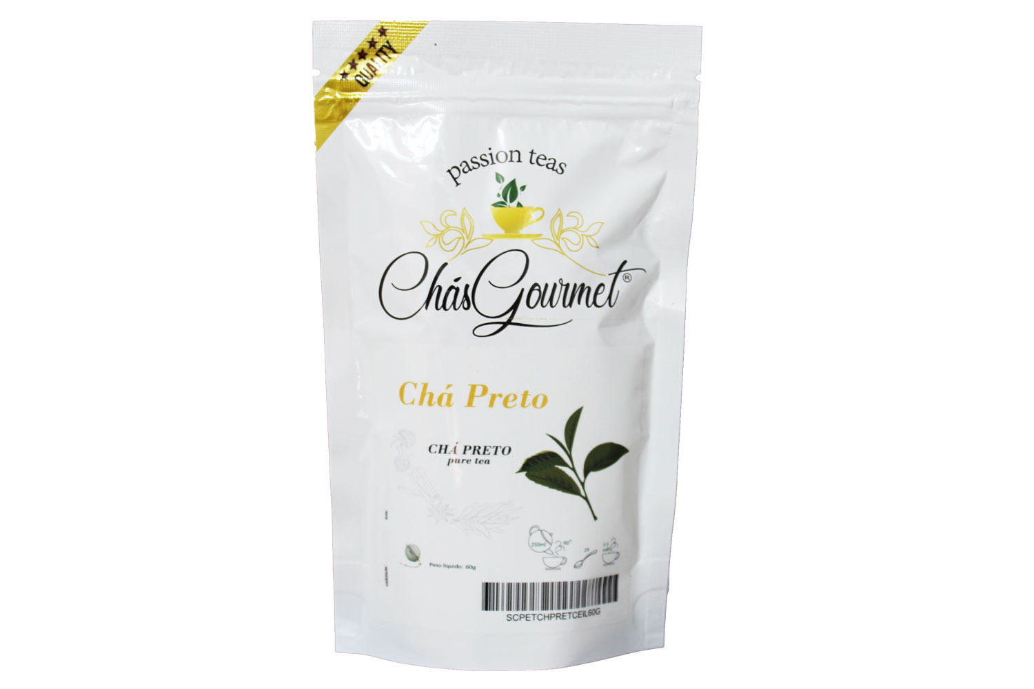 CHÁ PRETO CEILÃO (solto) — 60 g