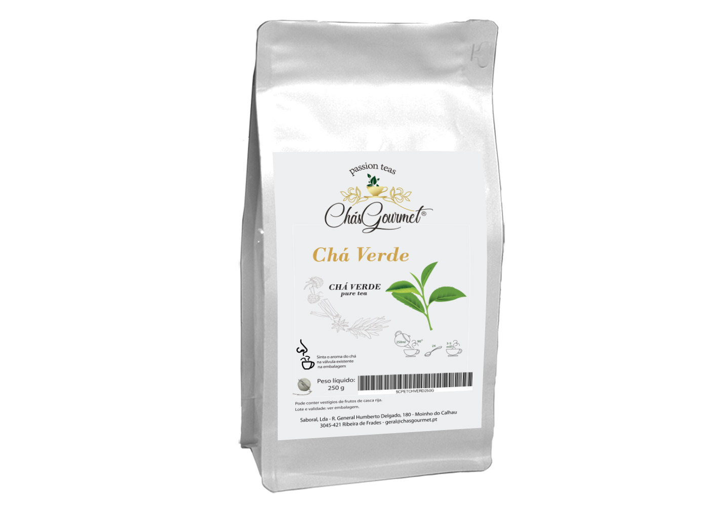 CHÁ VERDE SENCHA (solto) — 250 g - Image 2
