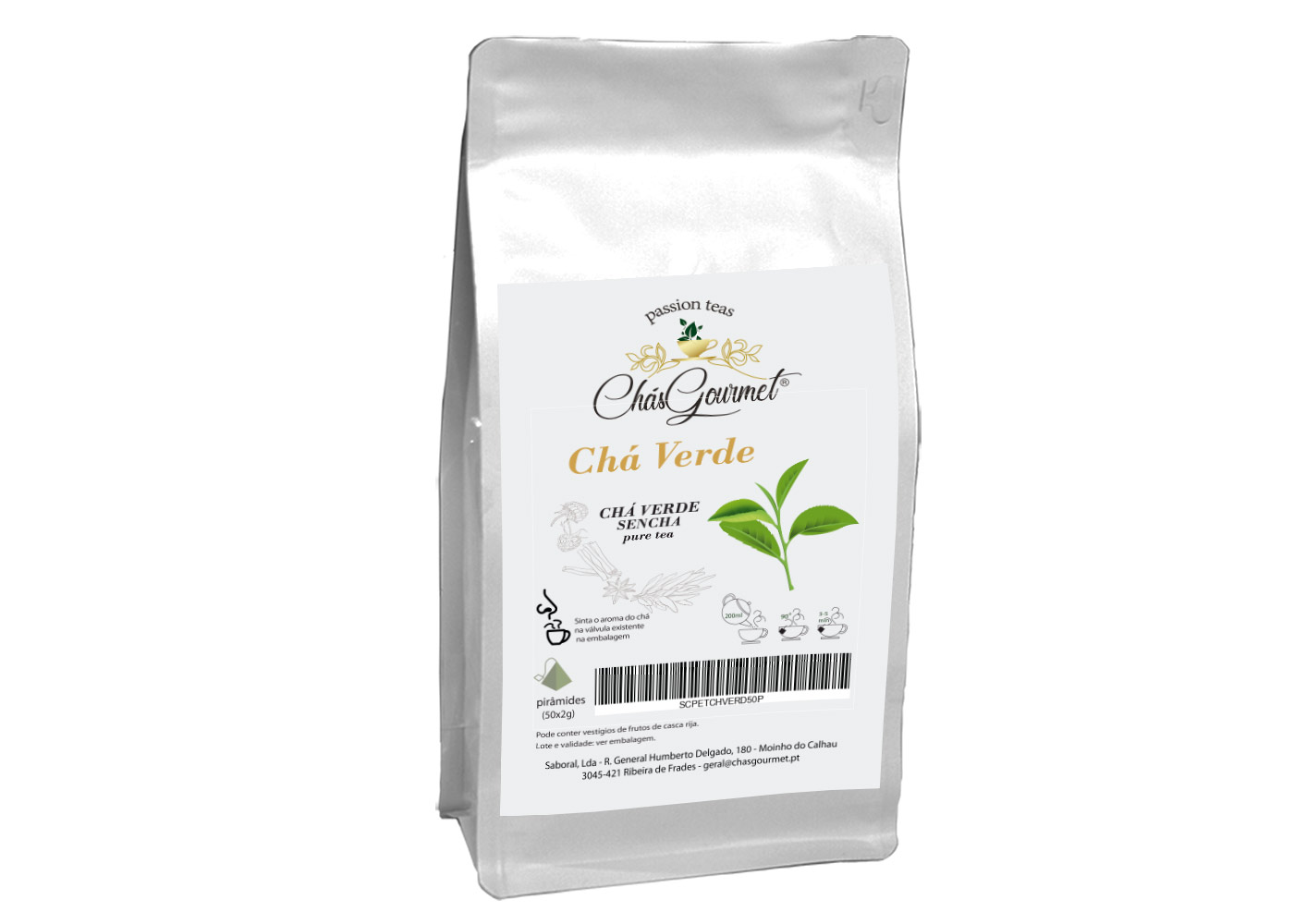 CHÁ VERDE SENCHA (pirâmide) — 15 Piramides - Image 2
