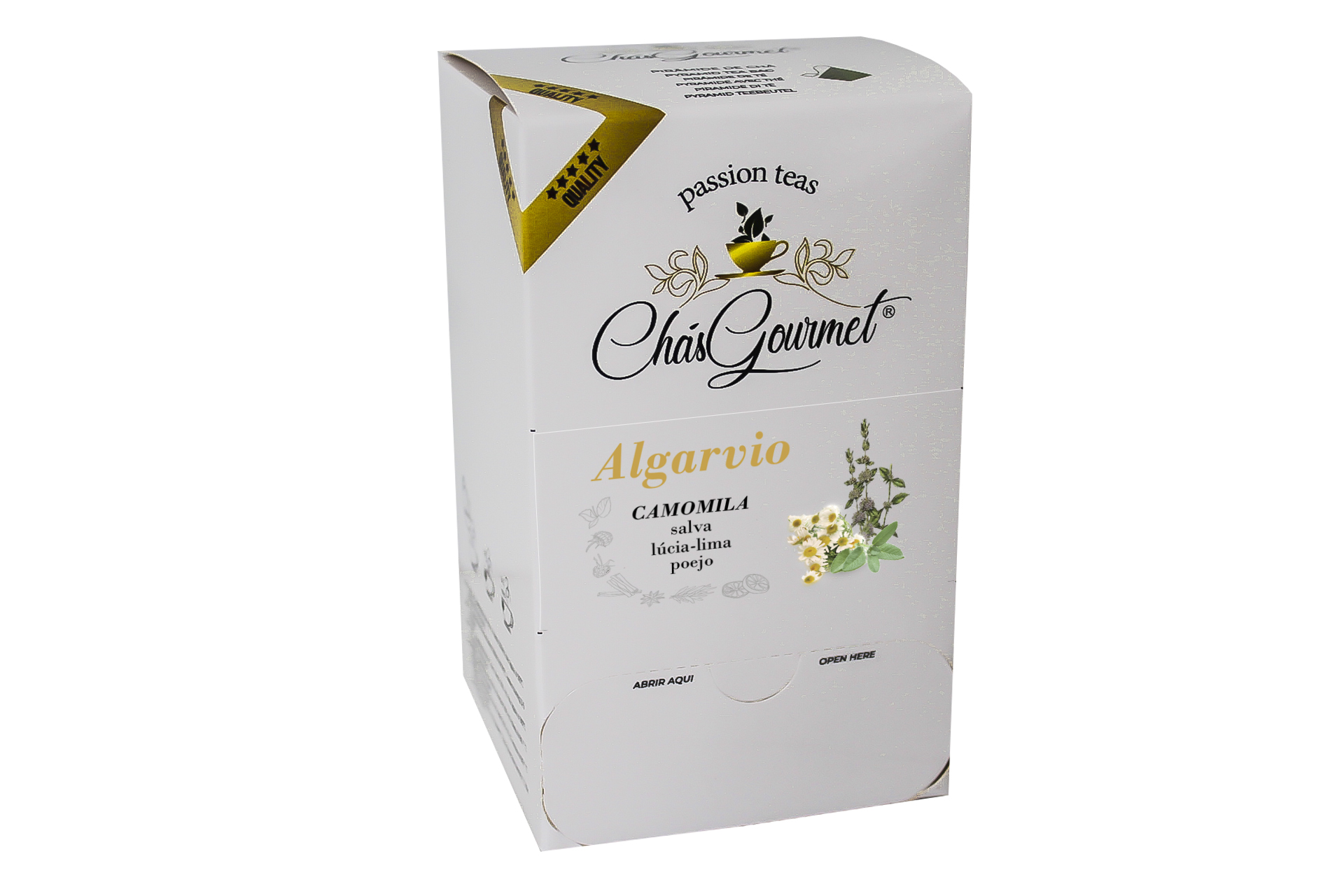 DISPENSADOR 20 SAQUETAS “Algarvio” – Chamomilla Blend — Único