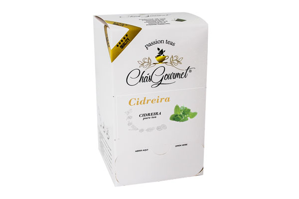 DISPENSADOR 20 SAQUETAS “Cidreira” – Pure Tea — Único