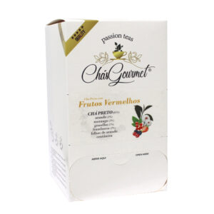 DISPENSADOR 20 SAQUETAS “Chá Preto c/ Frutos Vermelhos” – Black Blend — Único