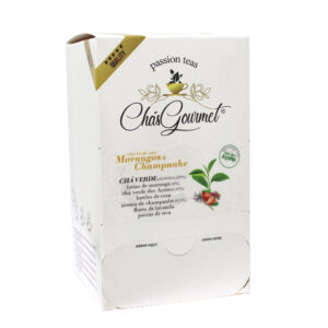 DISPENSADOR 20 SAQUETAS “Chá Verde c/ Morangos & Champanhe” – Green Blend — Único