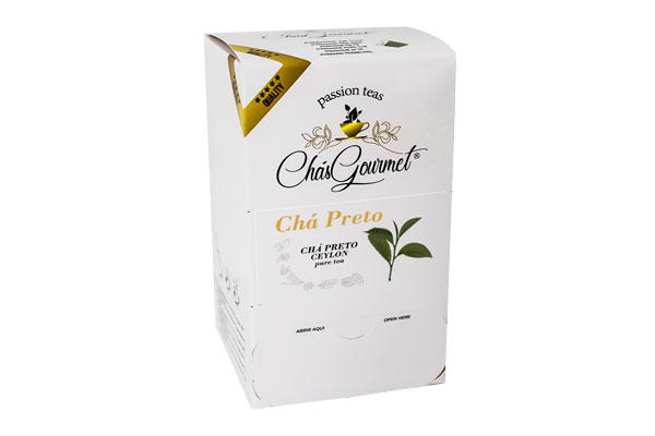 DISPENSADOR 20 SAQUETAS “Preto Ceylon” – Pure Tea — Único