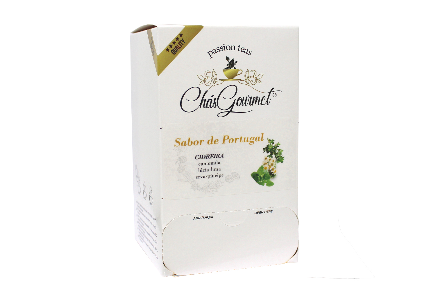 DISPENSADOR 20 SAQUETAS “Sabor de Portugal” – Lemon Balm Blend — Único