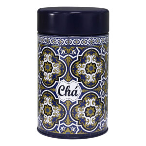 Lata Circular 2T – Tampa Azul — Sabor de Portugal