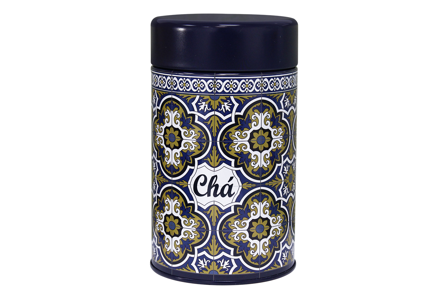 Lata Circular 2T – Tampa Azul — Sabor de Portugal
