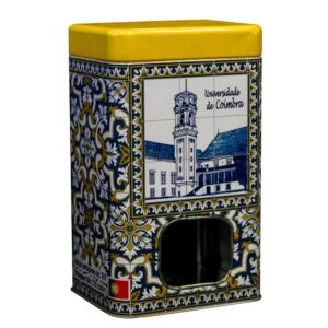 Lata Retangular – Coimbra Amarela LT019 — Chá Preto c/ “Limão & Gengibre”
