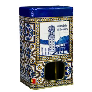 Lata Retangular – Coimbra Azul LT001 — Chá Preto c/ “Limão & Gengibre”
