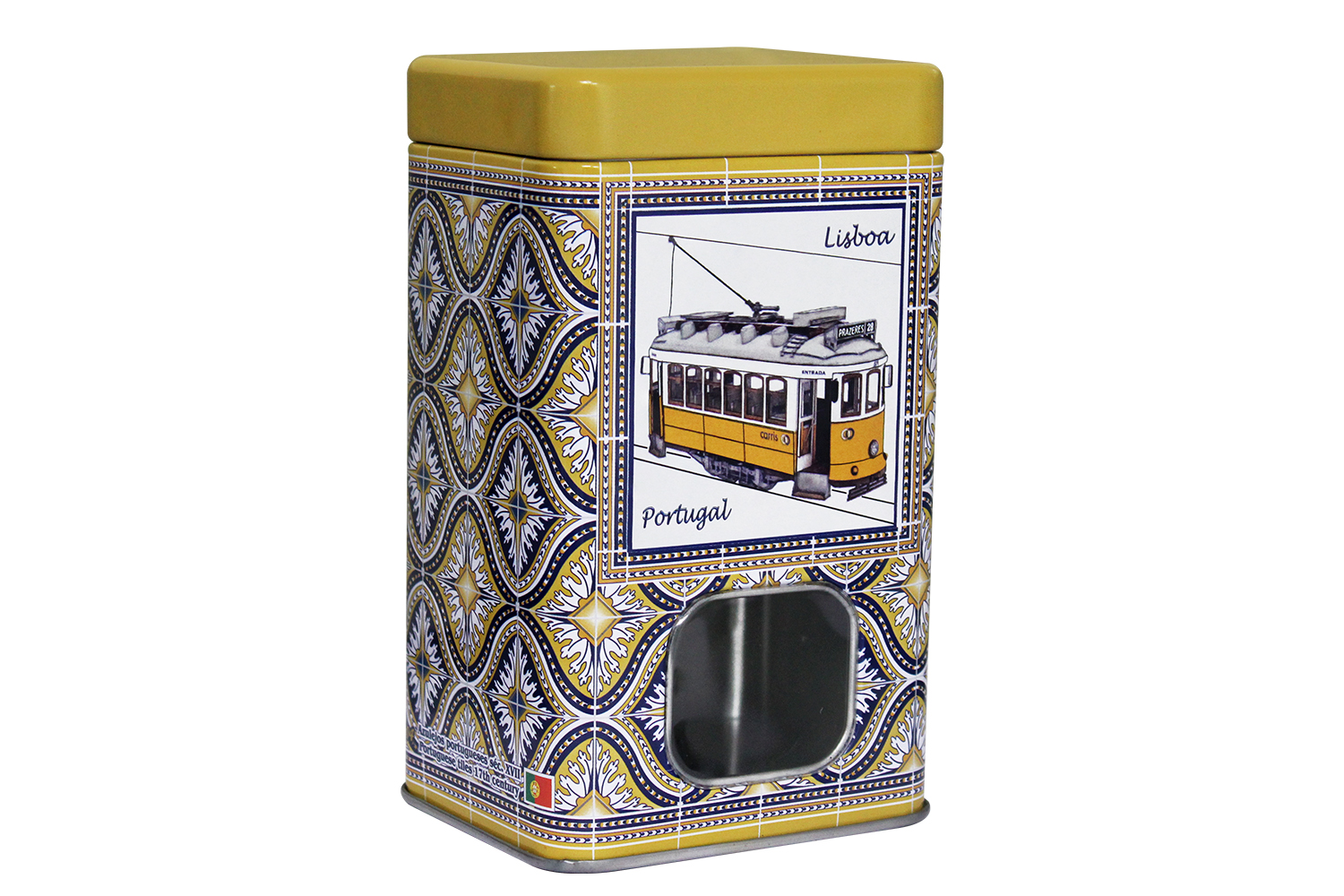 Lata Retangular – Lisboa Amarela LT022 — Frutal