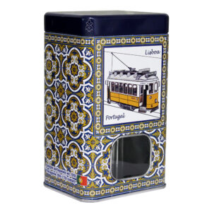 Lata Retangular – Lisboa Azul LT023 — Chá Preto c/ “Limão & Gengibre”