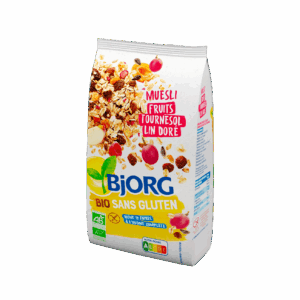 Muesli de Frutos Sem Glúten BIO Bjorg 375g