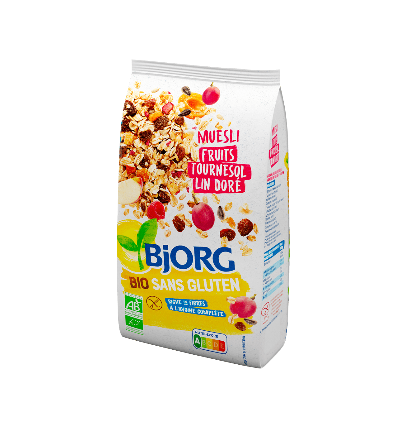 Muesli de Frutos Sem Glúten BIO Bjorg 375g