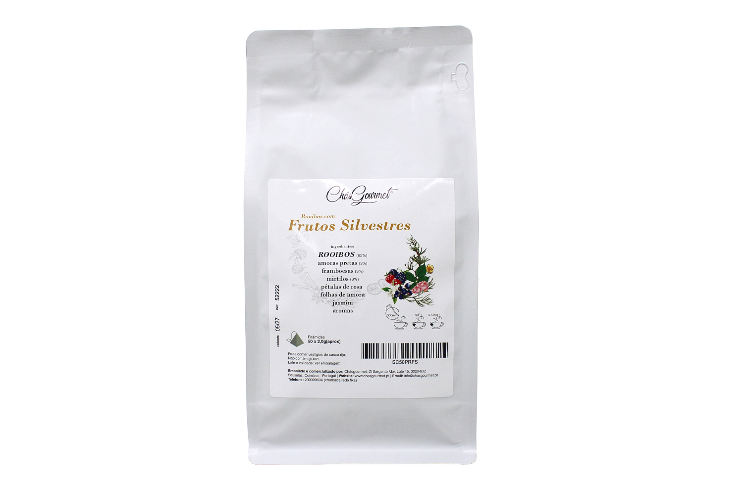 ROOIBOS c/ FRUTOS SILVESTRES (pirâmide) — 15 Piramides - Image 2