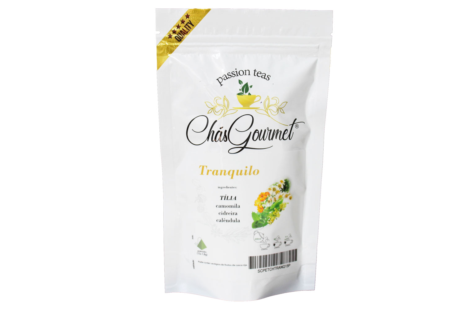 Tisana Tranquilo (pirâmide) — 50 Piramides