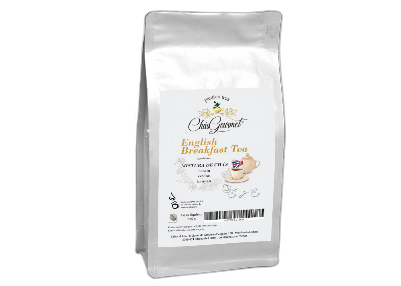 CHÁ ENGLISH BREAKFAST TEA (solto) — 250 g - Image 2