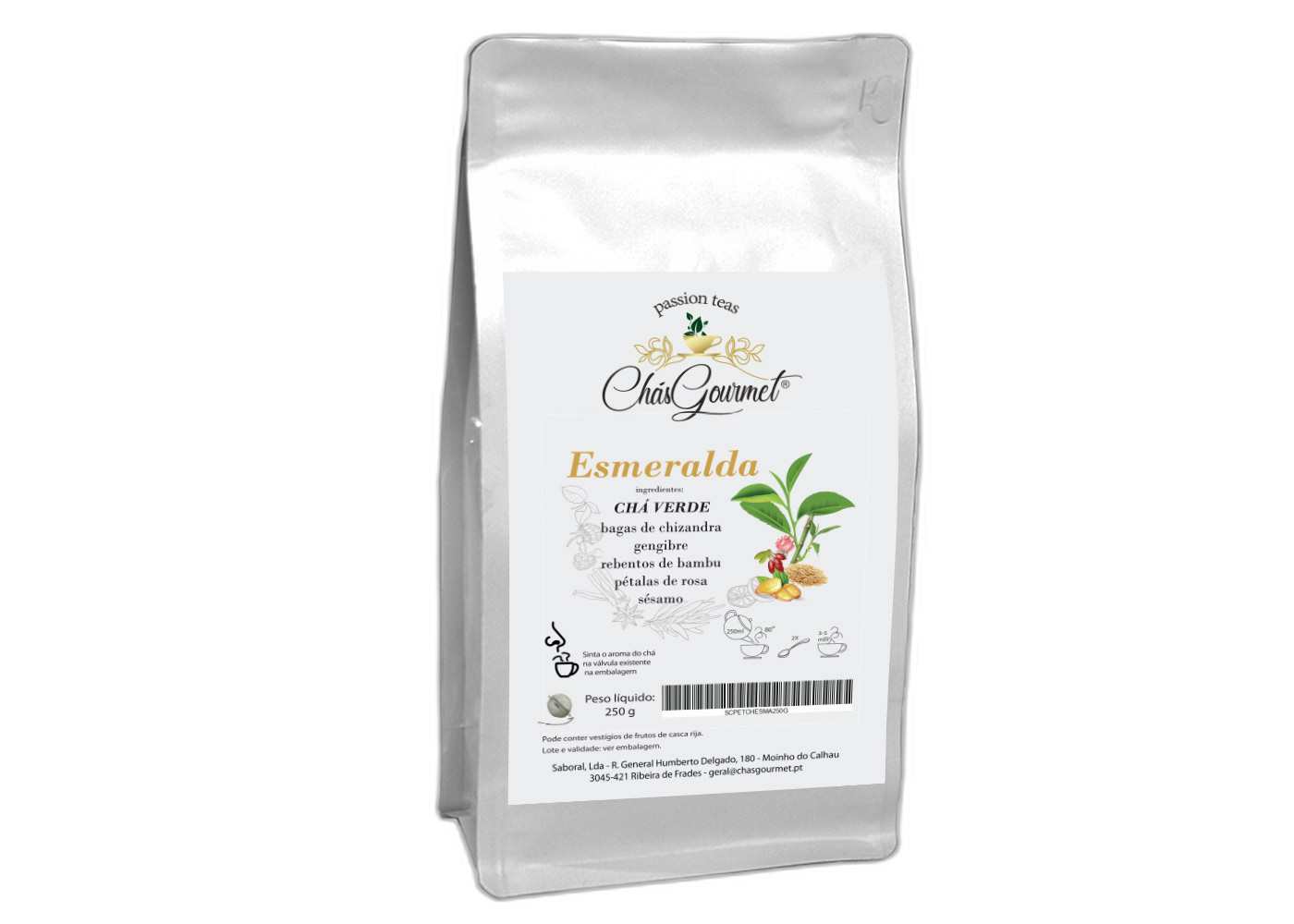 CHÁ ESMERALDA (solto) — 60 g - Image 2