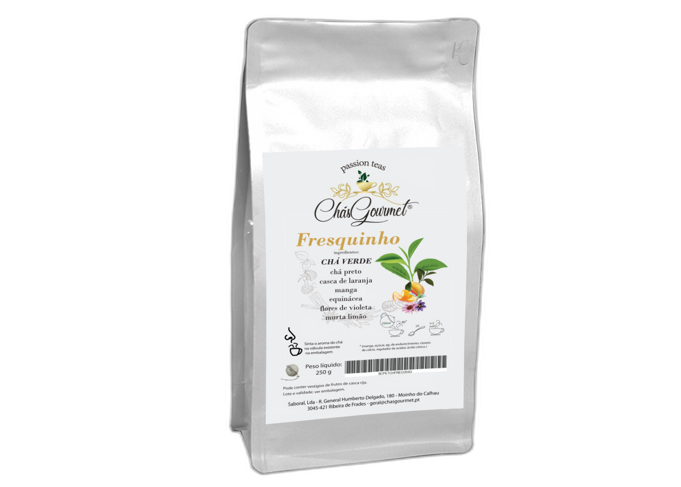 Chá Fresquinho (pré-embalado) — 250 g - Image 2