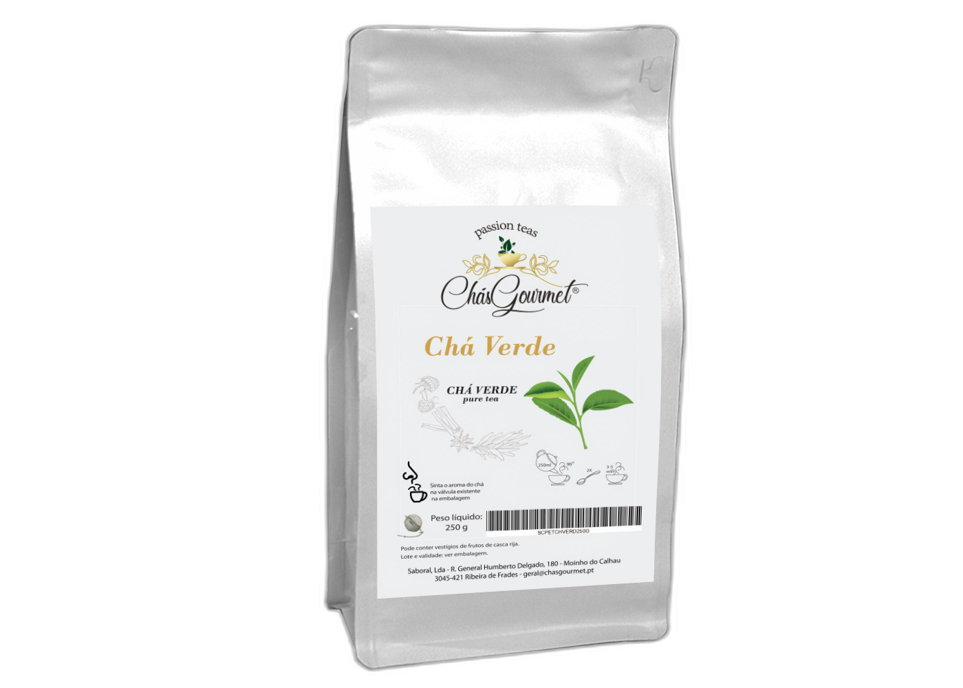 CHÁ VERDE SENCHA (solto) — 250 g - Image 2