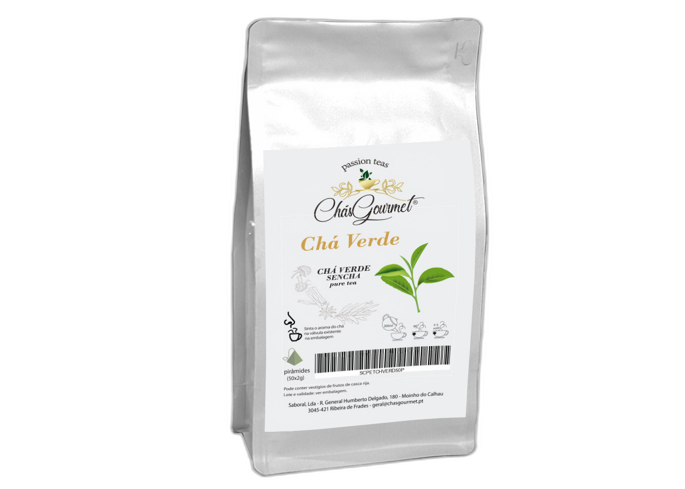 CHÁ VERDE SENCHA (pirâmide) — 15 Piramides - Image 2