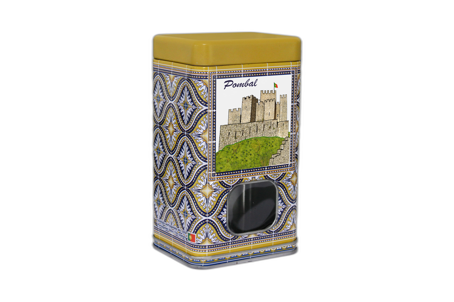 Latas Retangulares Personalizáveis — Tampa Amarela · Sabor De Portugal - Image 2